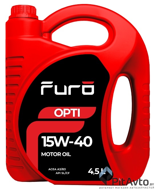 Изображение Масло моторное Furo OPTI 15W40 4.5л Масло моторное Furo OPTI 15W40 4.5л