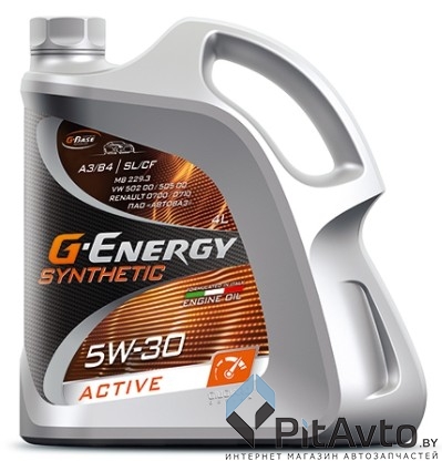 Масло моторное G-Energy Synthetic Active 5W-30 4л