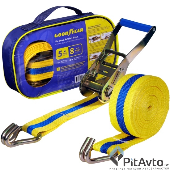 Стяжка груза с храповым механизмом Goodyear 5т