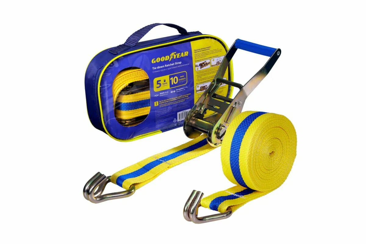 Стяжка груза с храповым механизмом Goodyear 5т 10м