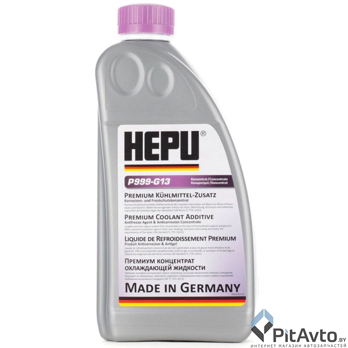 HEPU P999-G13 антифриз фиолетовый (концентрат) 1.5л