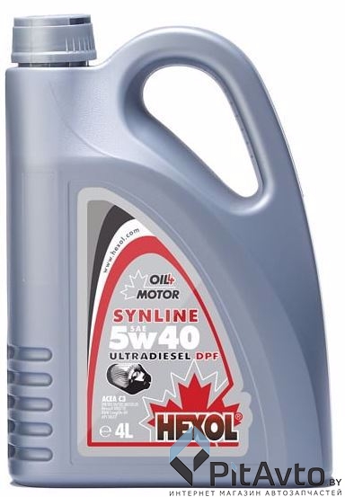 Масло моторное HEXOL 5W40 SYNLINE ULTRADIESEL DPF 4л