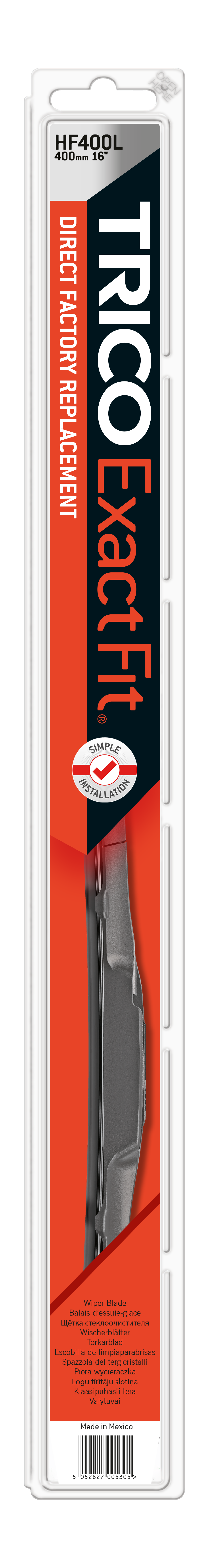 Щетка стеклоочистителя Trico Hybrid HF400L 400мм