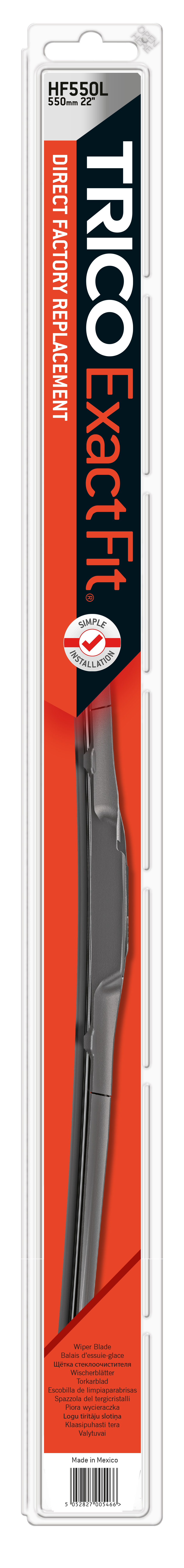 Щетка стеклоочистителя Trico Hybrid HF550L 550мм