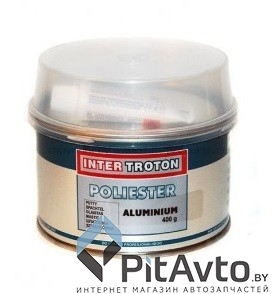 INTER TROTON Шпатлевка Aluminium Алюминиевая 0,25кг
