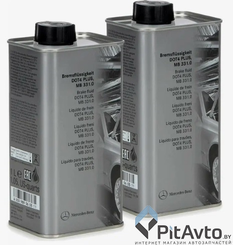 Жидкость тормозная MERCEDES DOT-4 Plus 1л  /  A000989560511