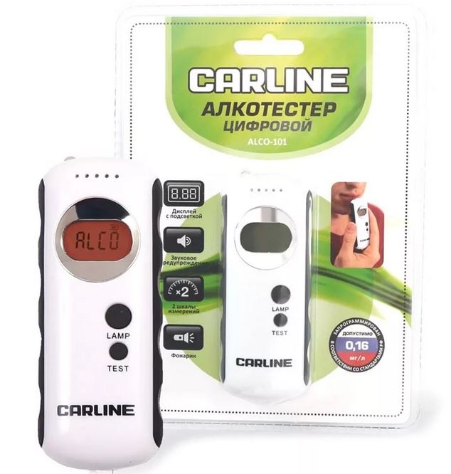 Алкотестер CARLINE, ALCO-101
