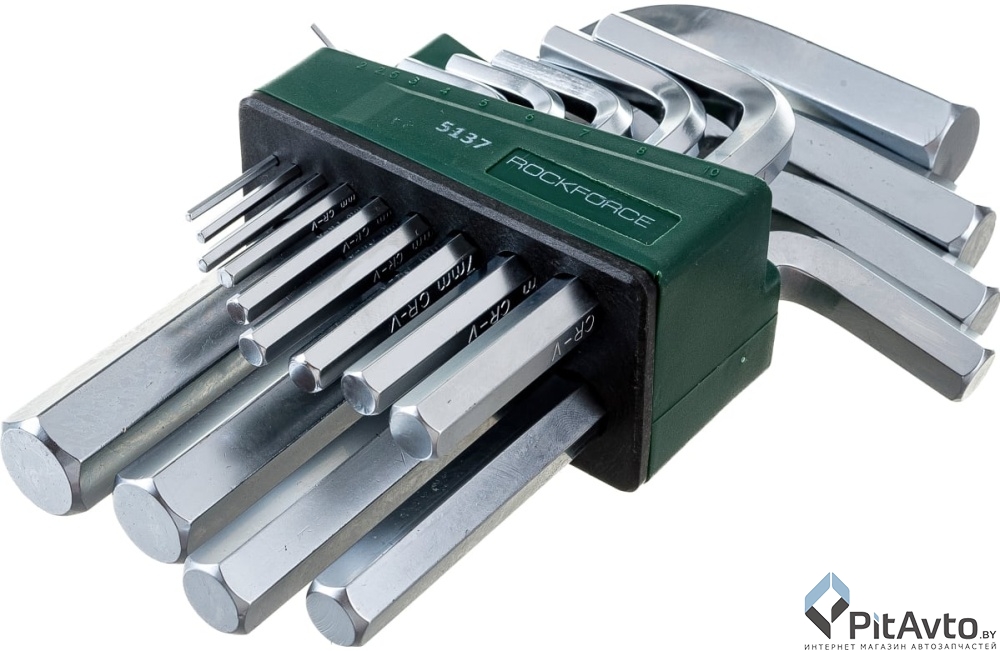 Набор ключей Г-образных HEX ROCK FORCE / RF5137