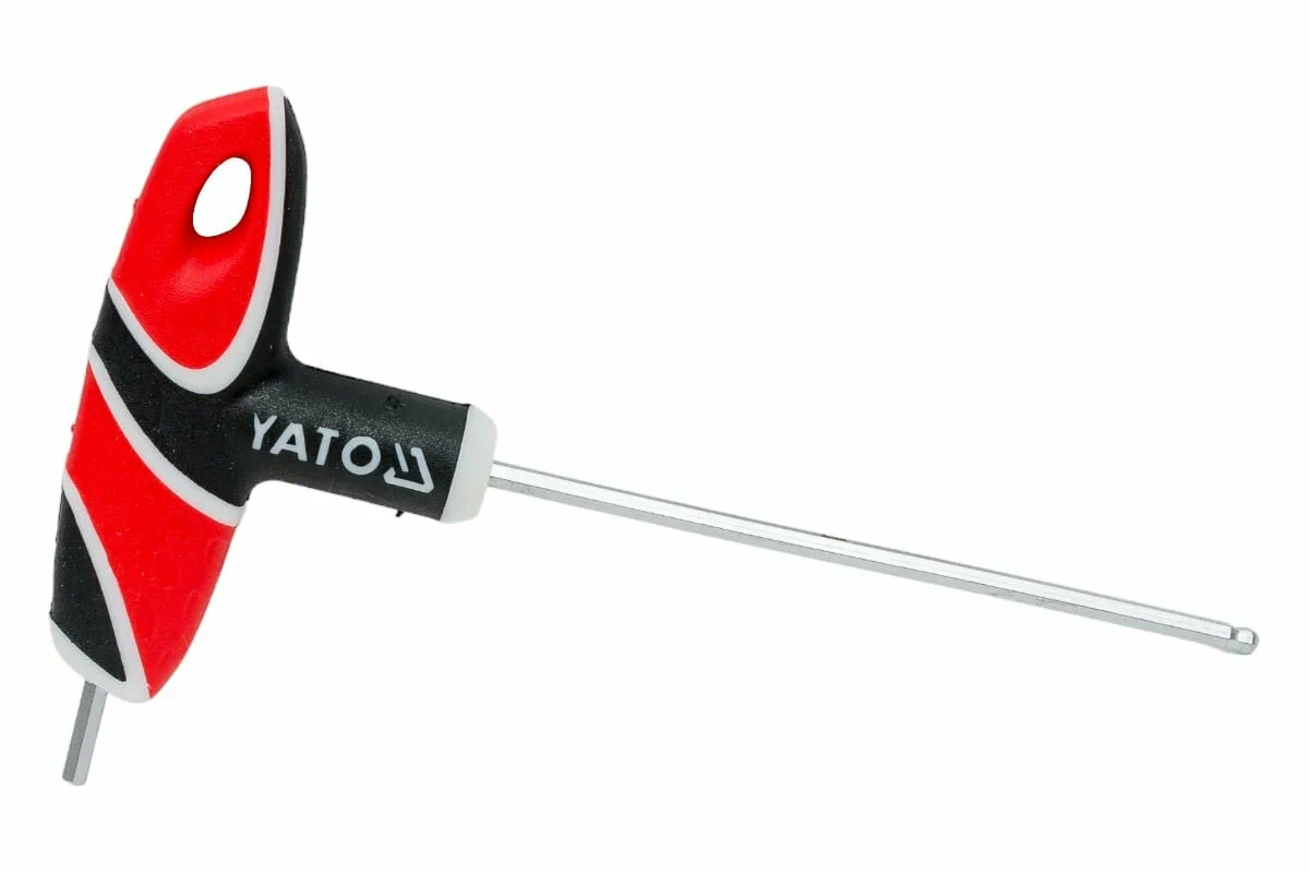 Ключ шестигранный с рукояткой с шаром YATO 4мм