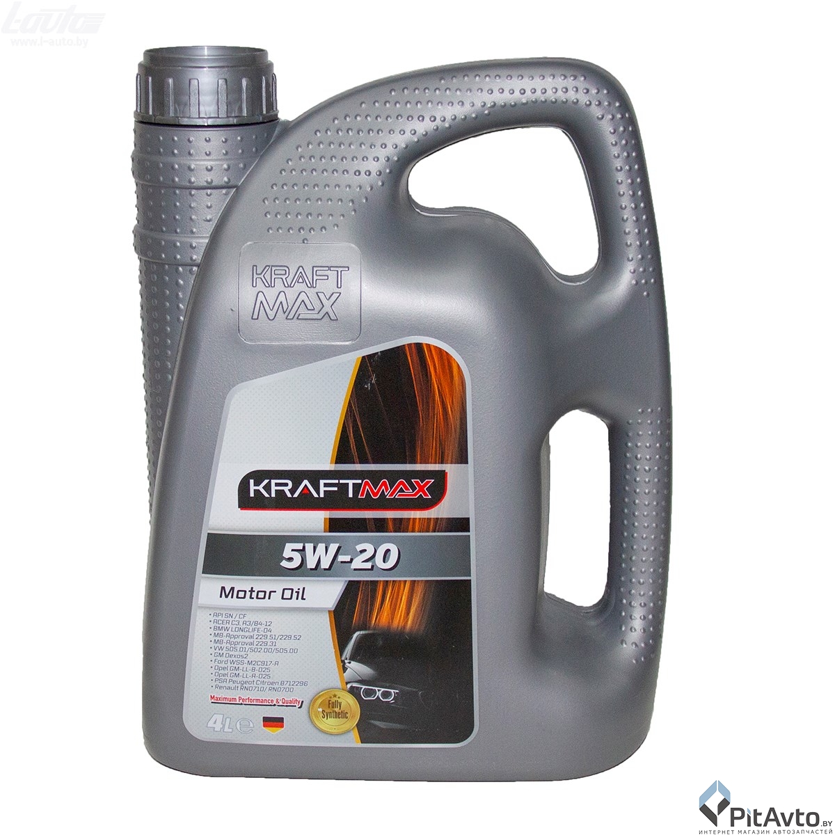 Масло моторное KraftMax 5W-20 ACEA C3 4 л