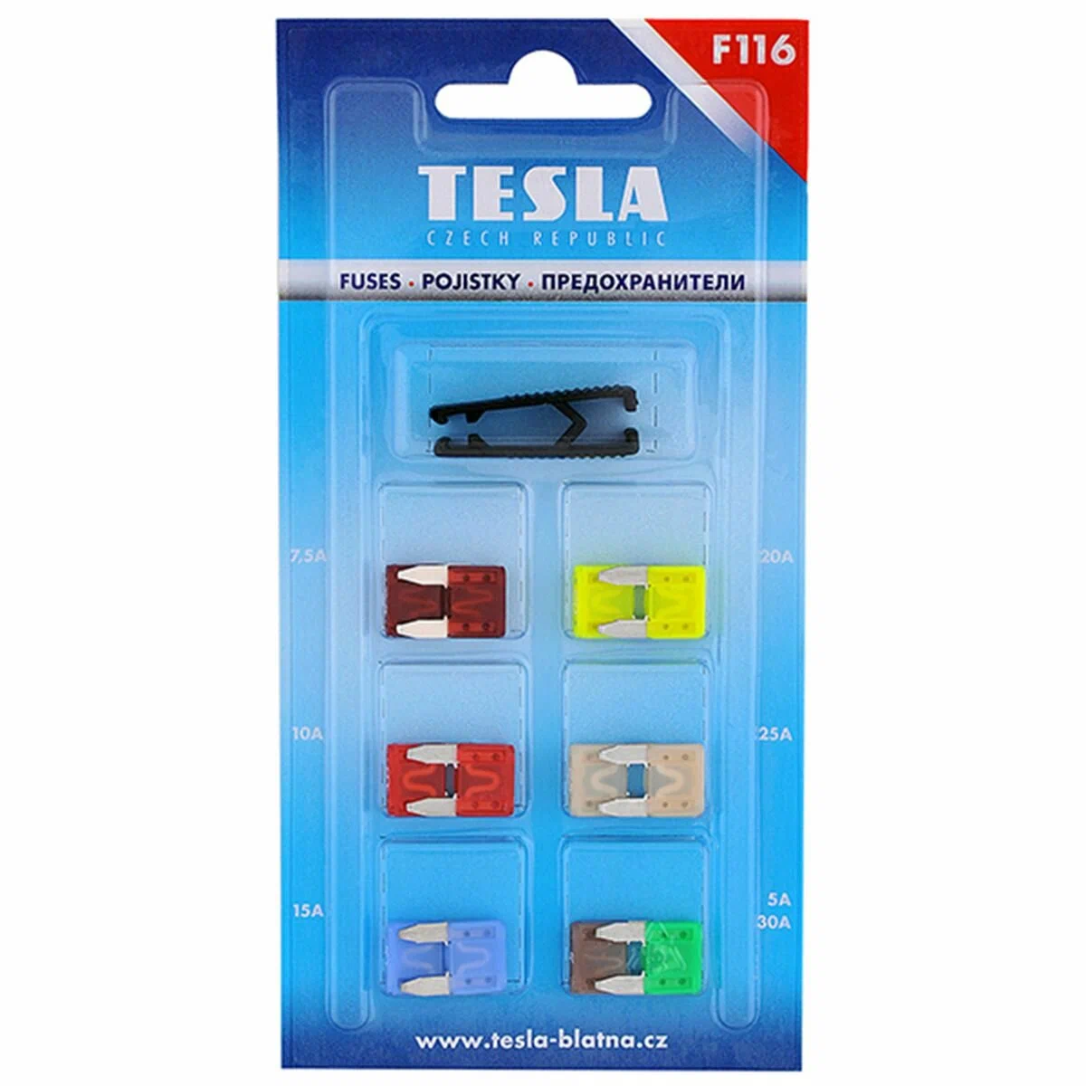 Комплект предохранителей TESLA F116