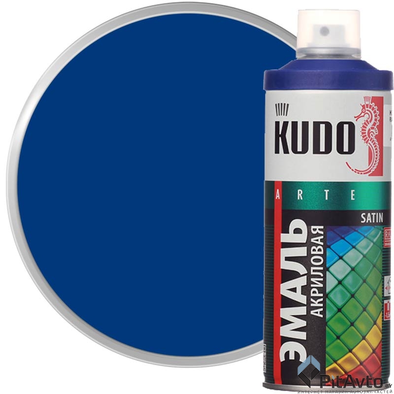 KU-0A5002 KUDO Эмаль универсальная акриловая satin RAL 5002 синяя
