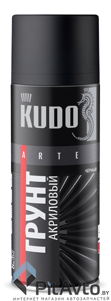 KUDO KU-2103 Грунт универсальный акриловый черный 520 мл