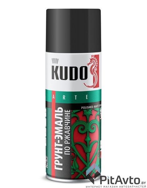 Грунт алкидный черный KUDO KU-319005 520мл