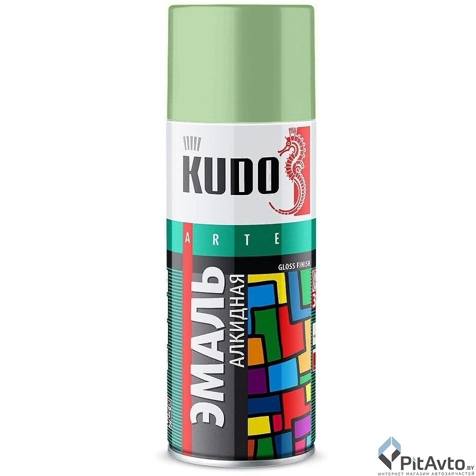 KU-4069 KUDO Эмаль автомобильная Светло-зеленый 360 520 мл.