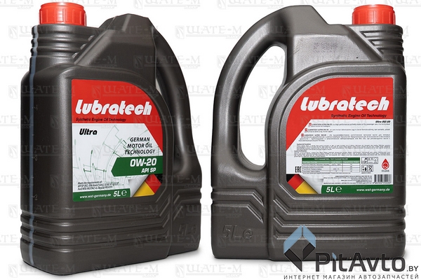 Масло моторное LUBRATECH 0W20 ULTRA 5л