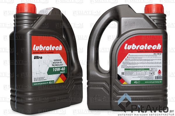 Масло моторное LUBRATECH 10W40 ULTRA 4л