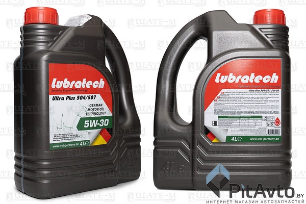 Масло моторное LUBRATECH 5W30 ULTRA PLUS 504/507/4