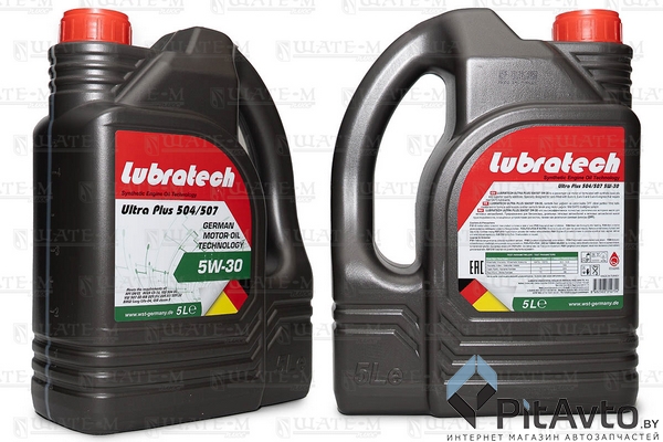 Масло моторное LUBRATECH 5W30 ULTRA PLUS 504/507 5л