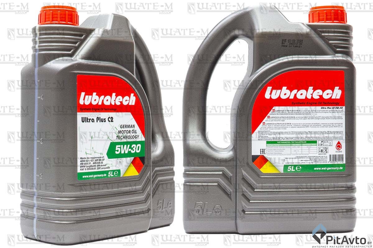 Масло моторное LUBRATECH 5W30 ULTRA PLUS C2 5л