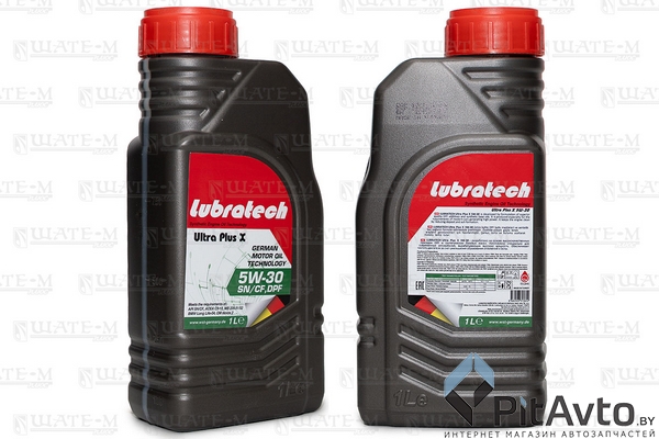 Масло моторное LUBRATECH 5W30 ULTRA PLUS X 1л