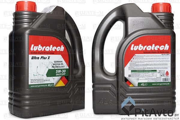 Масло моторное LUBRATECH 5W30 ULTRA PLUS X 4л