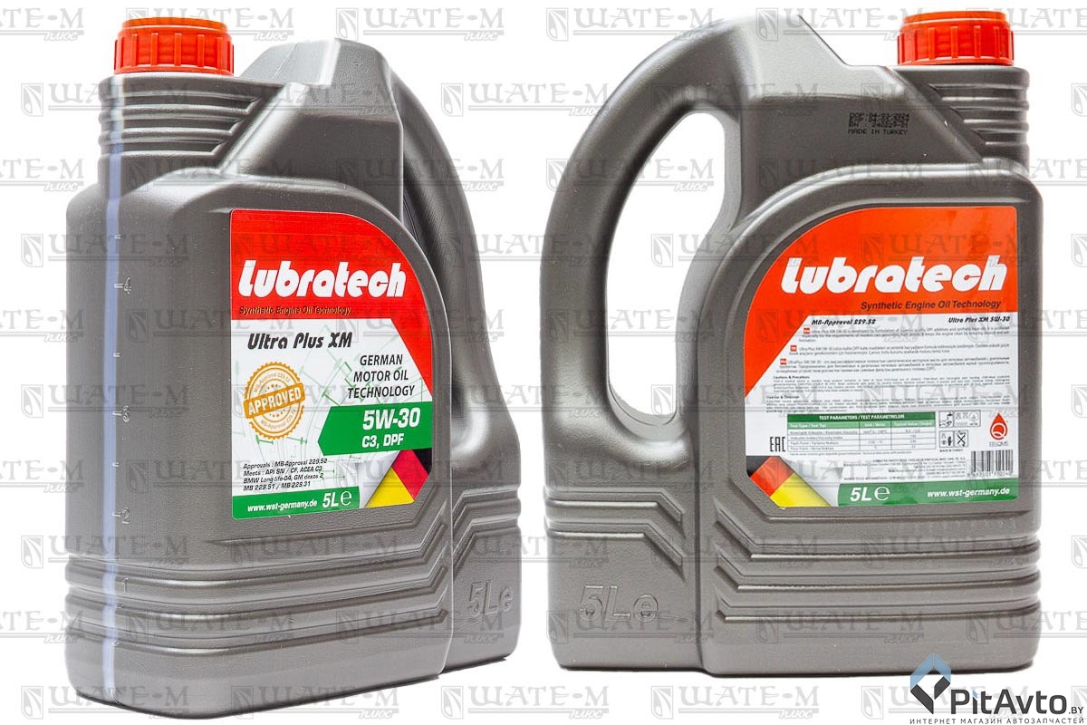 Масло моторное LUBRATECH 5W30 ULTRA PLUS XM 5л