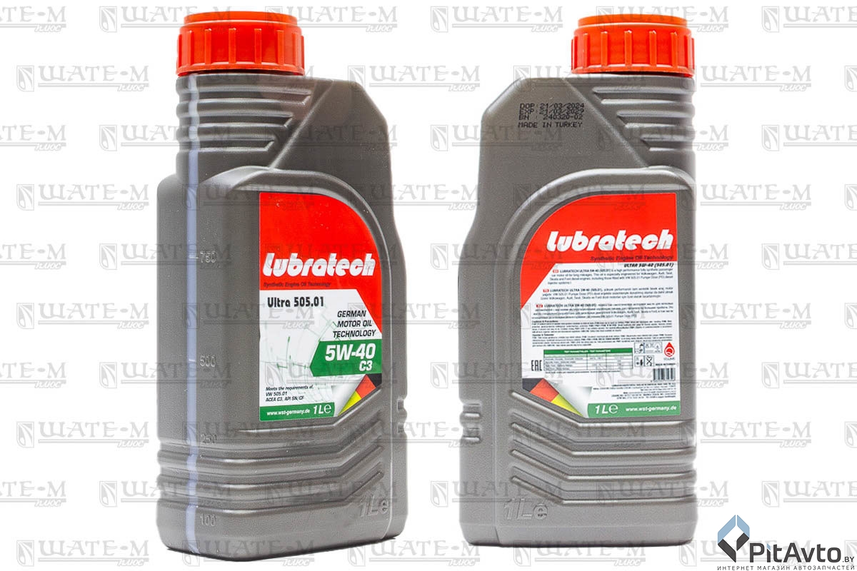 Масло моторное LUBRATECH 5W40 ULTRA 505.01 1л