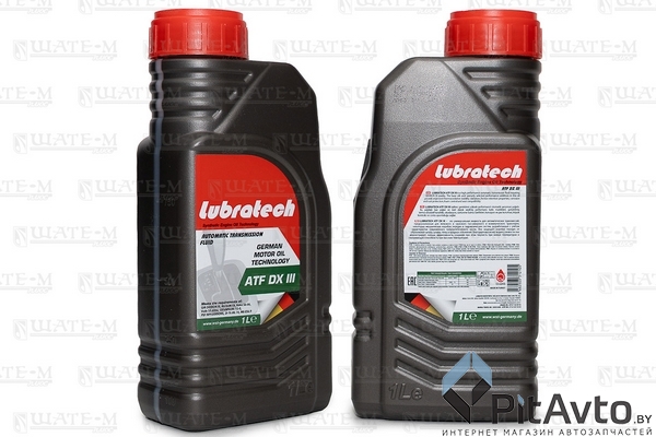 Жидкость гидравлическая LUBRATECH ATF DX III 1л