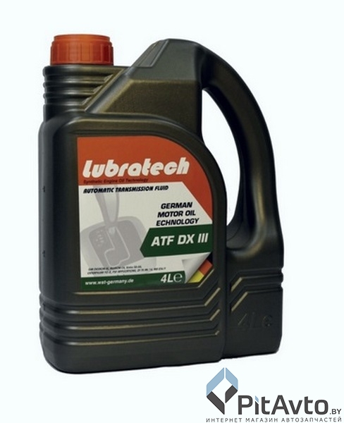 Жидкость гидравлическая LUBRATECH ATF DX III 4л