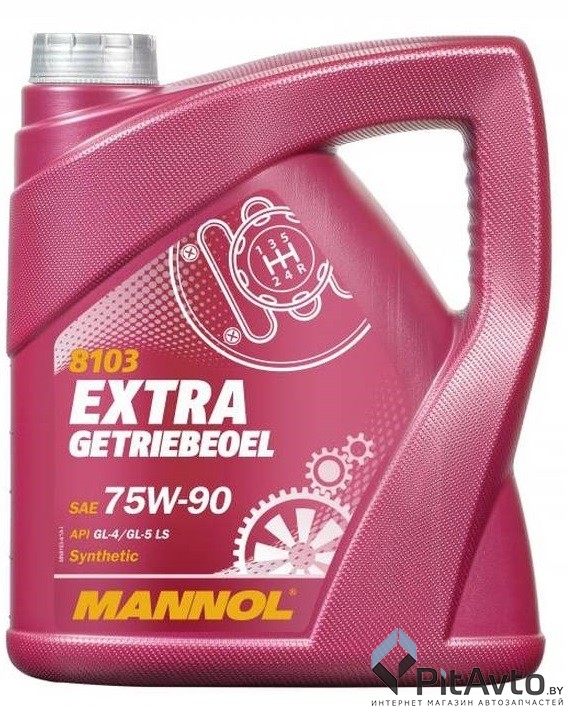 Масло трансмиссионное Mannol 8103 Extra Getriebeoel 75W-90 4л