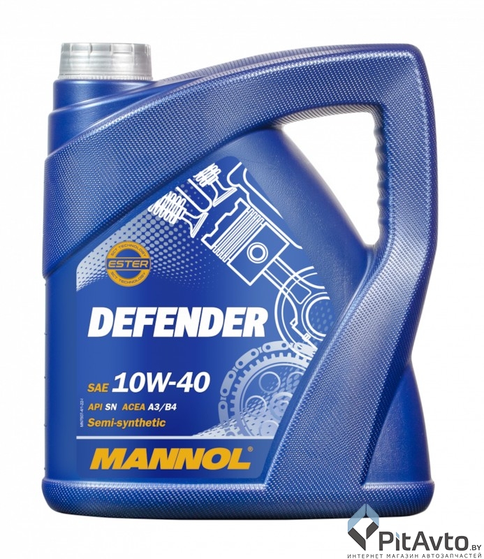Моторное масло MANNOL Defender 10w-40 4л