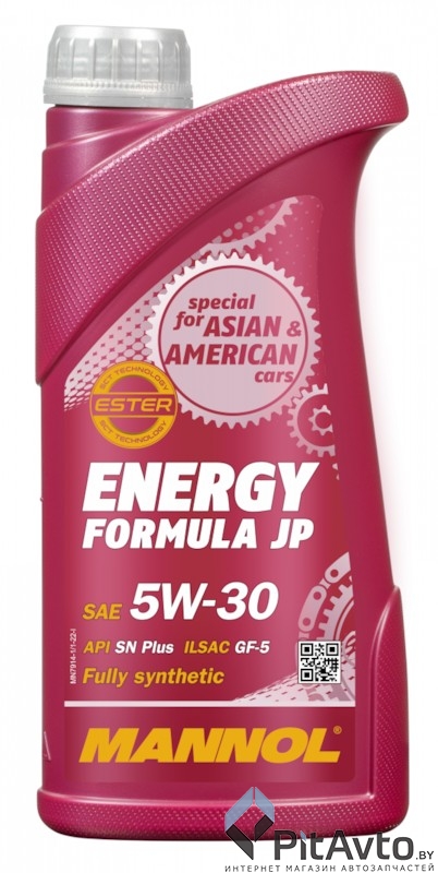 Моторное масло MANNOL Energy Formula JP 5W-30 1л