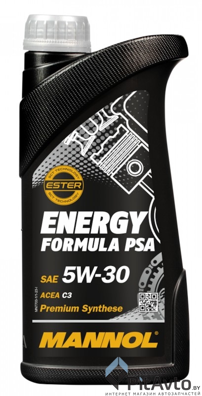 Моторное масло Mannol Energy Formula PSA 5W-30 1л