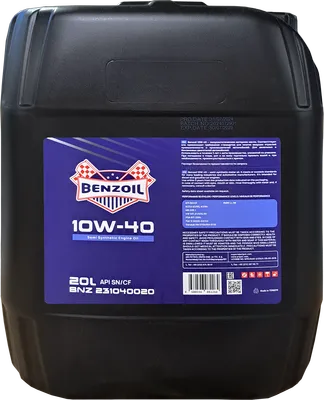 Масло моторное Benzoil 10W40 20л
