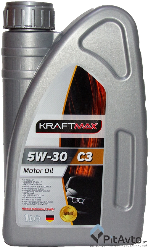Масло моторное KraftMax 5W-30 C3 DPF 1 л