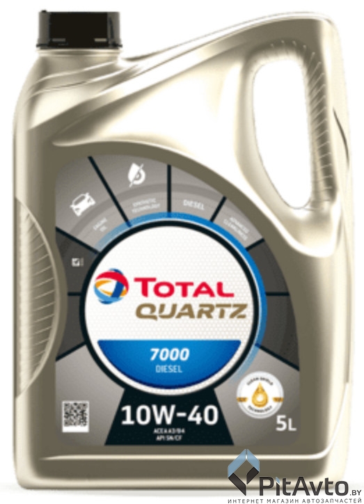 Моторное масло TOTAL QUARTZ DIESEL 7000 10W40 5л