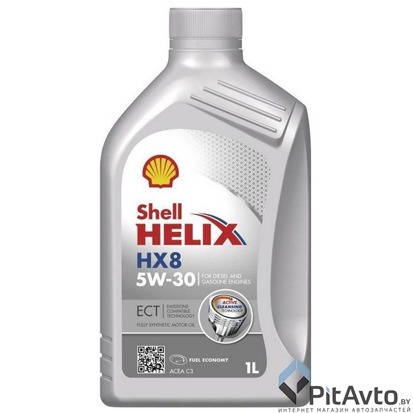 Масло моторное SHELL 5W30 Helix HX8 ECT 1л