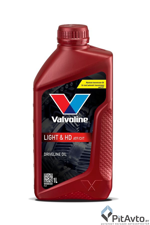 Жидкость гидравлическая Valvoline LIGHT & HD ATF-CVT 1л / 895132
