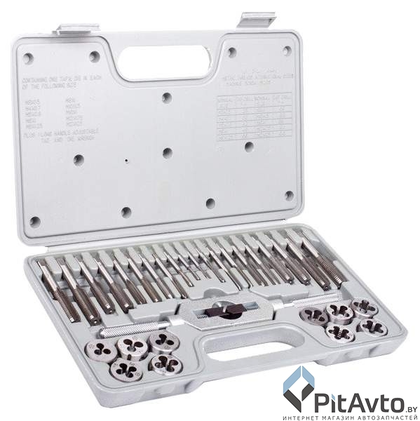 MATRIX 77337 Набор метчиков и плашек  31 предмет