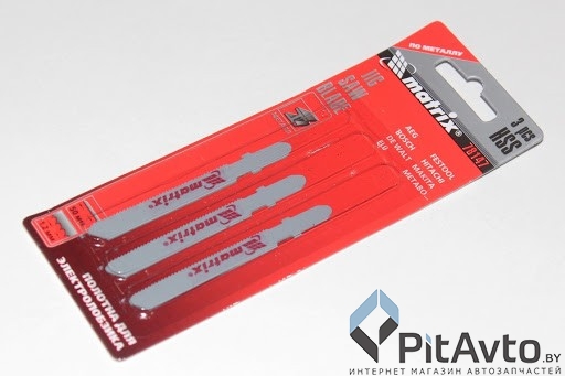 Полотна для электролобзика по металлу 3шт MATRIX / 78147