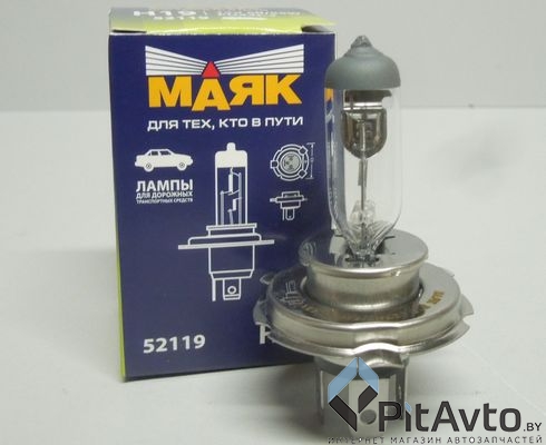 Лампа галогенная МАЯК Н19 52119