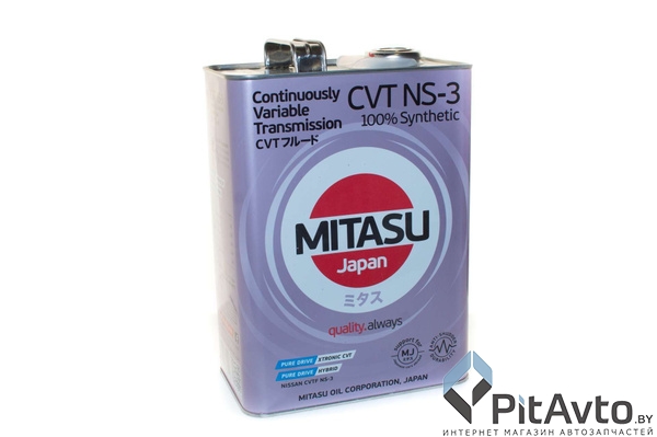 Жидкость гидравлическая Mitasu CVT FLUID NS-3 4л