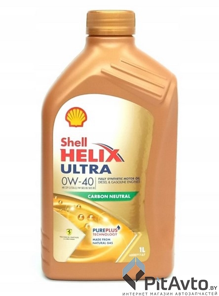 Моторное масло Shell Helix Ultra 0W-40 1л