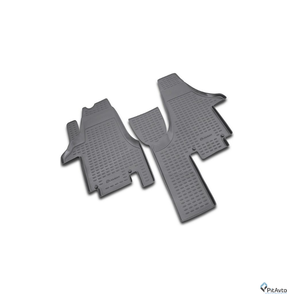 Комплект резиновых ковриков VW Multivan 2004-> 2шт / NLC5117210