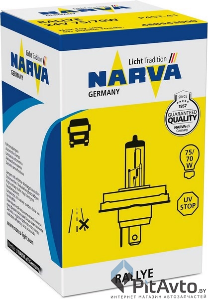 NARVA 48894 H4 24V Rallye P45t