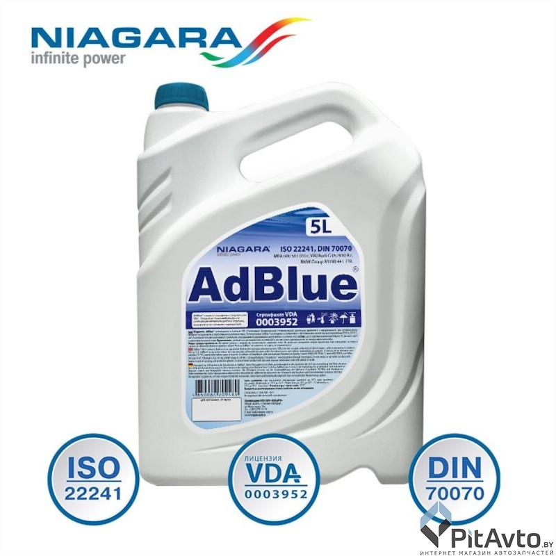 NIAGARA AdBlue реагент 5л (AUS32)