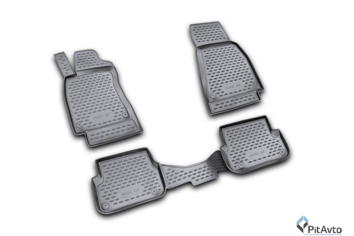 Комплект резиновых ковриков AUDI A6 (С6) 2006-2011 4шт /  NLC0408210