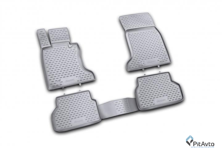 Комплект резиновых ковриков BMW 5 2003-2010 4шт / NLC0509210KH