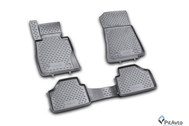 Комплект резиновых ковриков BMW X1 2009-2015 4шт / NLC0515210KH